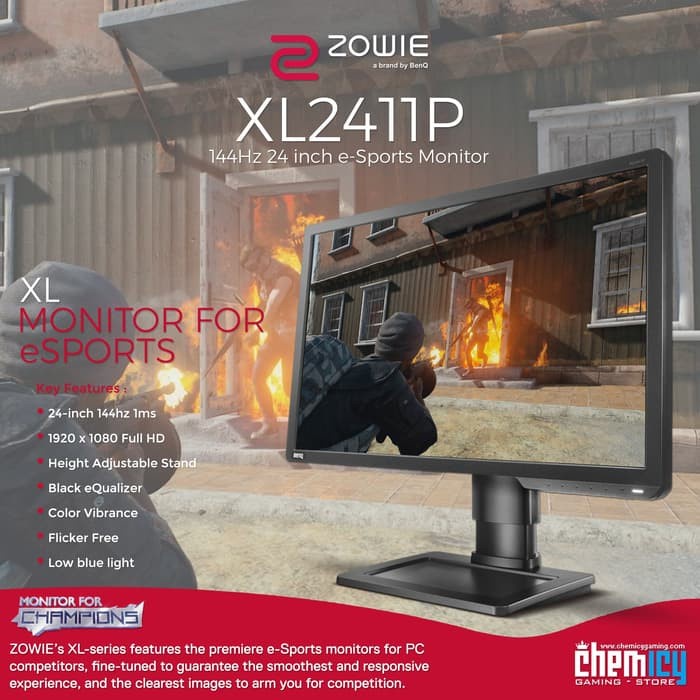 Benq Zowie XL2411p 24 inch 144hz Full HD esports Gaming Monitor