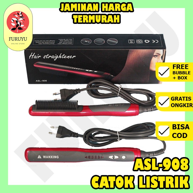 CATOKAN ASL 908 SISIR CATOK RAMBUT CURLY PELURUS RAMBUT AKSESORIES PERAWATAN ALAT KECANTIKAN RAMBUT