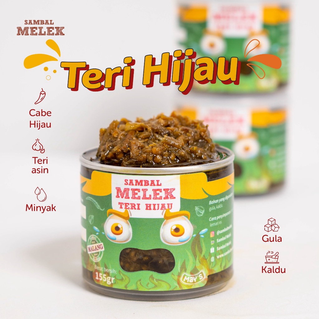 

Sambal Melek Teri Hijau (155 gr)