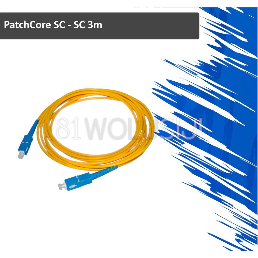 Patchcord/Kabel fiber optic sc/upc-sc/upc 3M simplex single mode