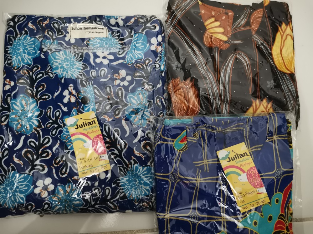 ❤ Cod ❤ Setelan Setcel Anak Perempuan Cewek Rayon Adem Harian Santai Batik Pekalongan Murah 5 Tahun