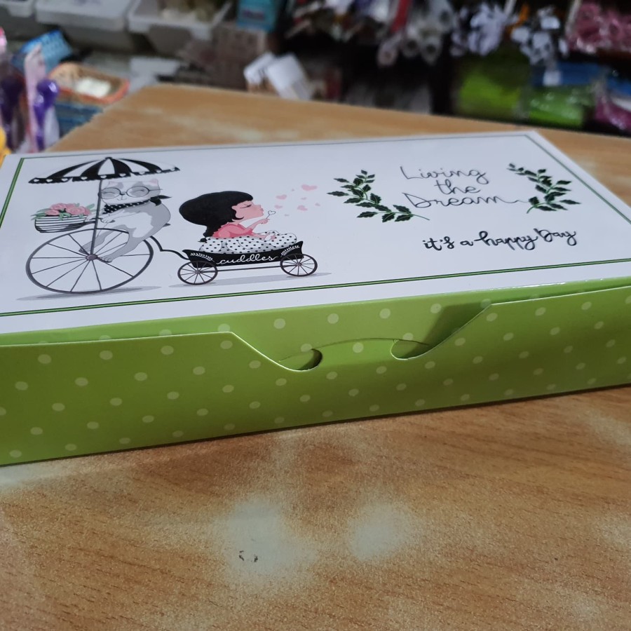 

Dus 12x25x5,5 cm (2) / kemasan dus brownies dus kue box kue box brownies