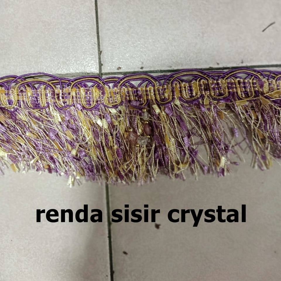 Rumbe | Rombe | Rumbai Poni Aksesoris Hiasan Renda Gorden Sisir Crystal