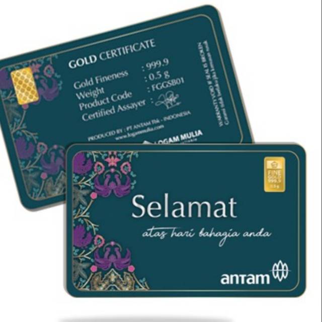 LOGAM MULIA ANTAM GIFT SERIES SELAMAT