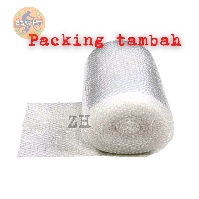 

tambahan packing bubble wrap lebih aman