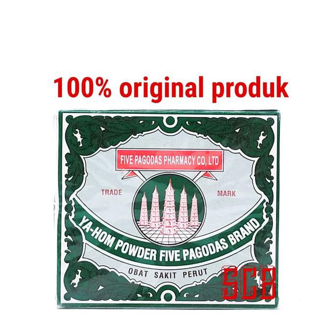 Puyer Lima Pagoda 750mg (Isi 12 Tabung) - Obat Sakit Perut,Mual,Diare