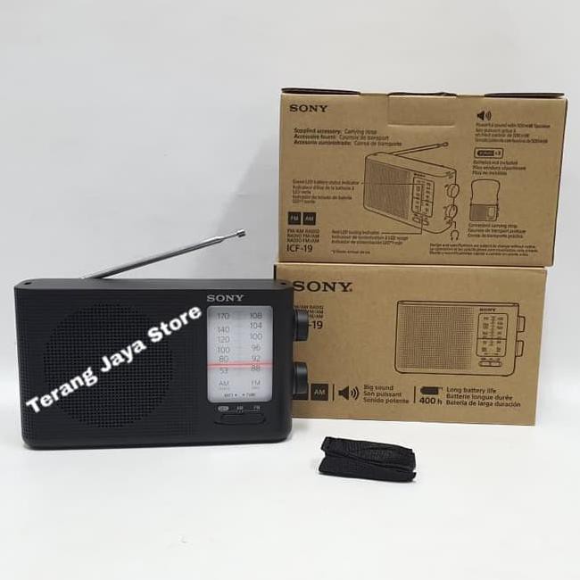 Radio Am/Fm Sony Icf-19 Radio Sony 2 Band Icf - 19 Kode 1170