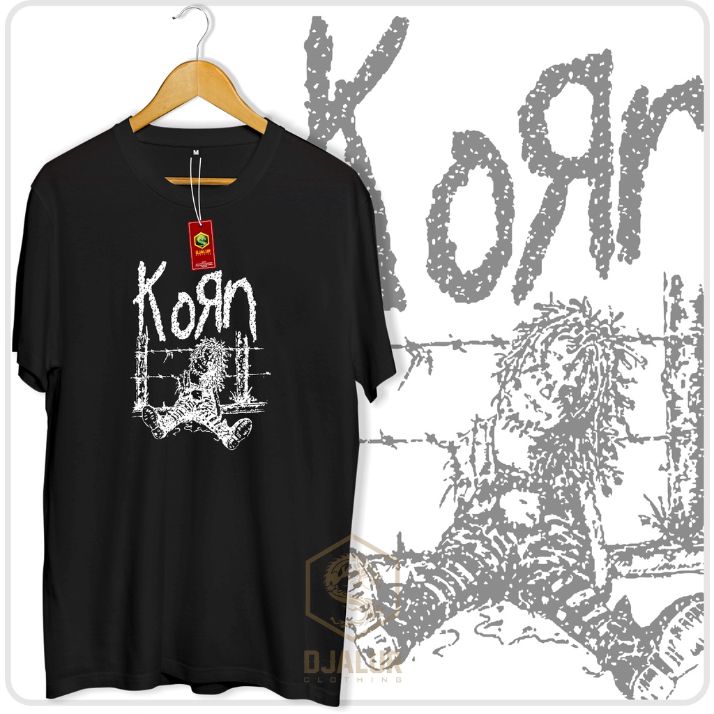Kaos Korn Kaos Distro Musik Plastisol Cotton Combed 30s Djalur Clothing
