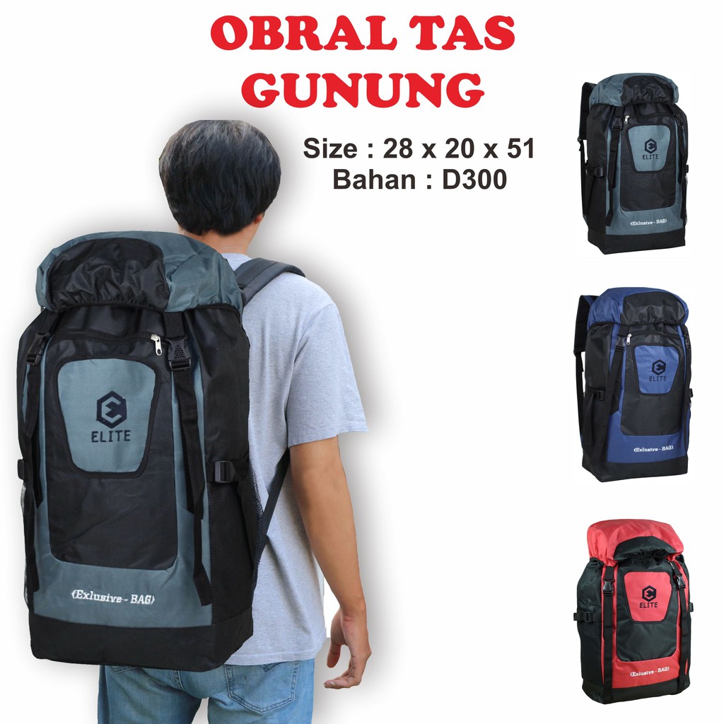 Carrier Gunung Elite Kapasitas 35 liter Tas Mendaki Muncak hikinh Climbing Muat Banyak Awet tebal Bahan Kuat Tahan AirTas Punggung Ransel Gunung Pria Carier Carrier Tas Sport Hiking Camping Besar Cowok Outdoor Keren