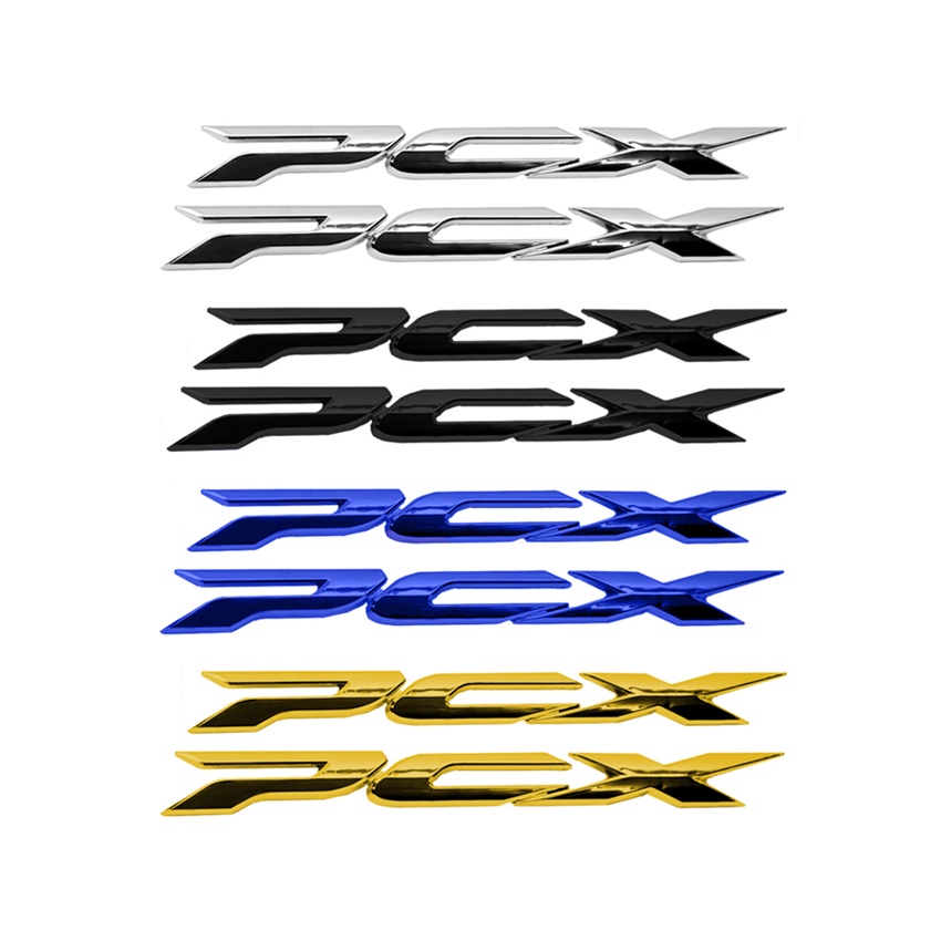 Emblem 3D Honda PCX Decal Sticker Stiker Timbul Motor PCX150 / PCX160 / PCX125 Aksesoris PCX
