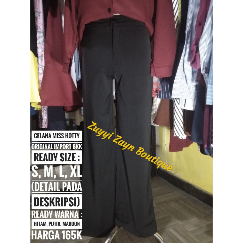 Celana Cutbray Miss Hotty Original Import BKK