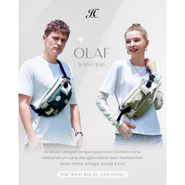 OLAF WAIST BAG JIMS HONEY ORIGINAL 100% Waist Bag Pria & Wanita