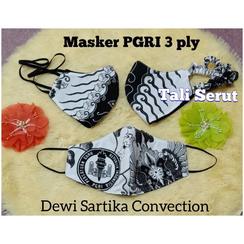 Masker Kain PGRI *Grosir* persatuan guru republik Indonesia