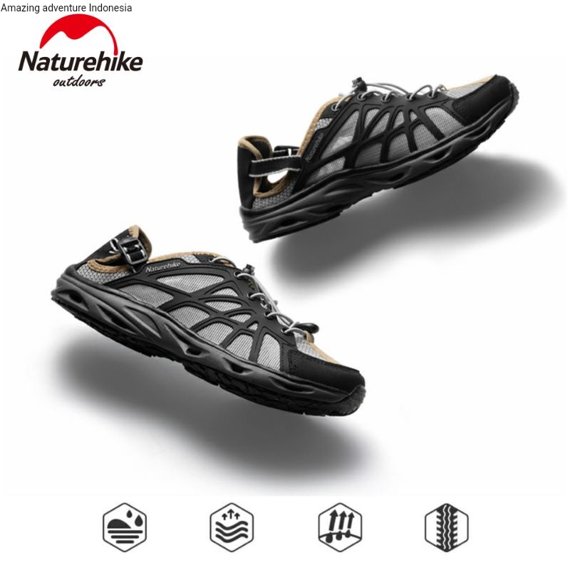 SEPATU RAFTING NATUREHIKE NH21XZ032 OUTDOOR WADING SHOES ANTI SLIP QUICKDRY SWIMMING HIKING TRAVELIN