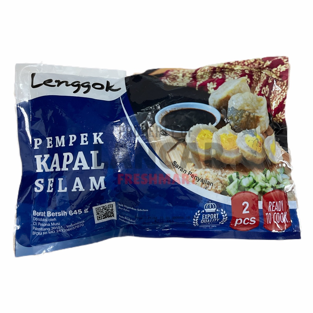 LENGGOK PEMPEK KAPAL SELAM ISI 2 / PEMPEK LENGGOK KAPAL SELAM ISI 2