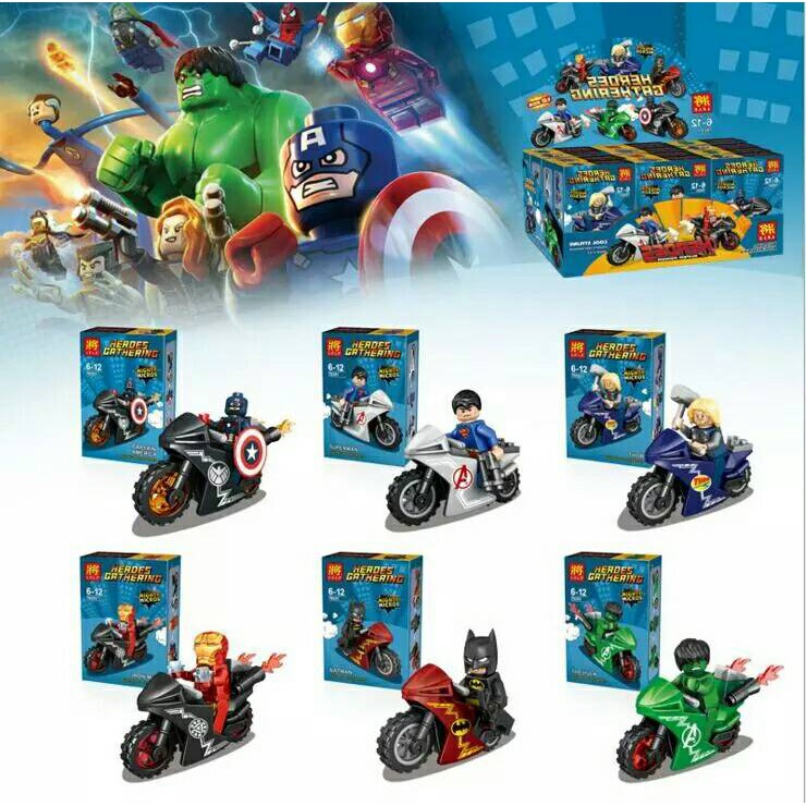 Mainan Anak Lele 79291 Lego Superhero Avengers Heroes Gathering