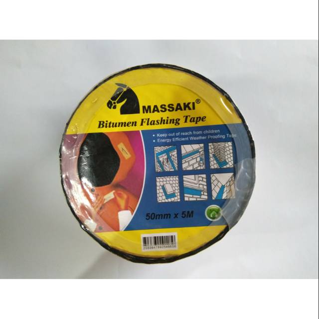 LEM SENG / TALANG / BITUMEN FLASHING TAPE MASSAKI 50 MM X 5 M