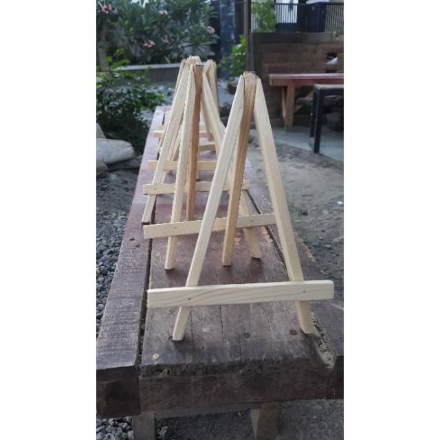 

Stand Easel mini kayu jati belanda