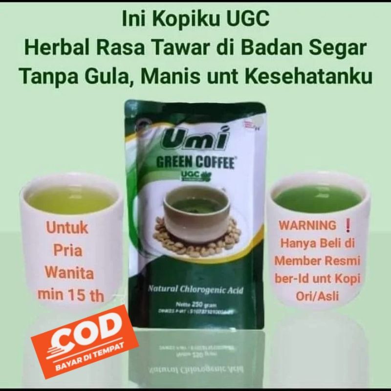 

UGC Umi Green Coffee/coffee pelangsing,coffee kesehatan