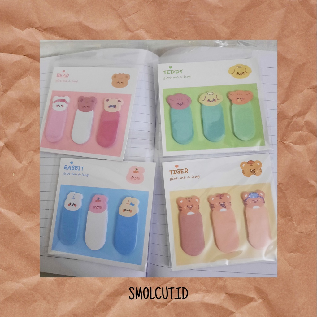 

Sticky Notes Animal / Pembatas buku post it bergambar