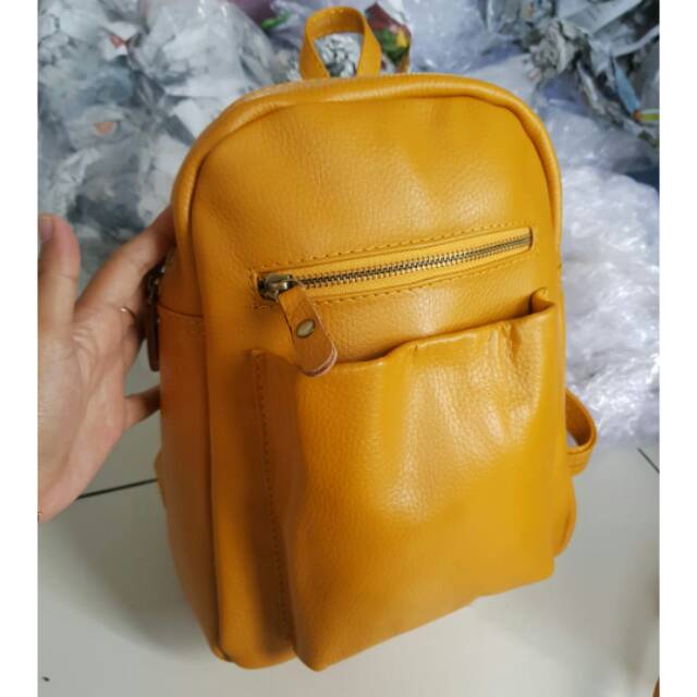 Ransel kulit size mini / Ransel Papirut