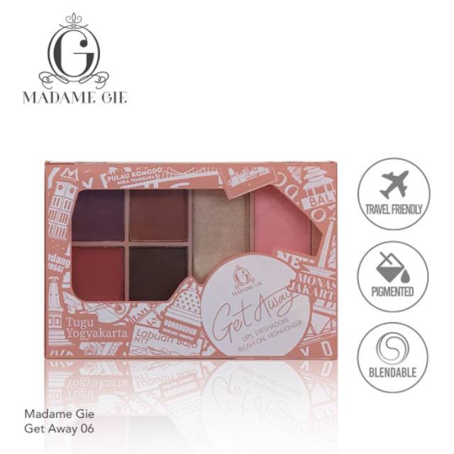 Madame Gie Getaway Make Up Kit - MakeUp Face Pallete