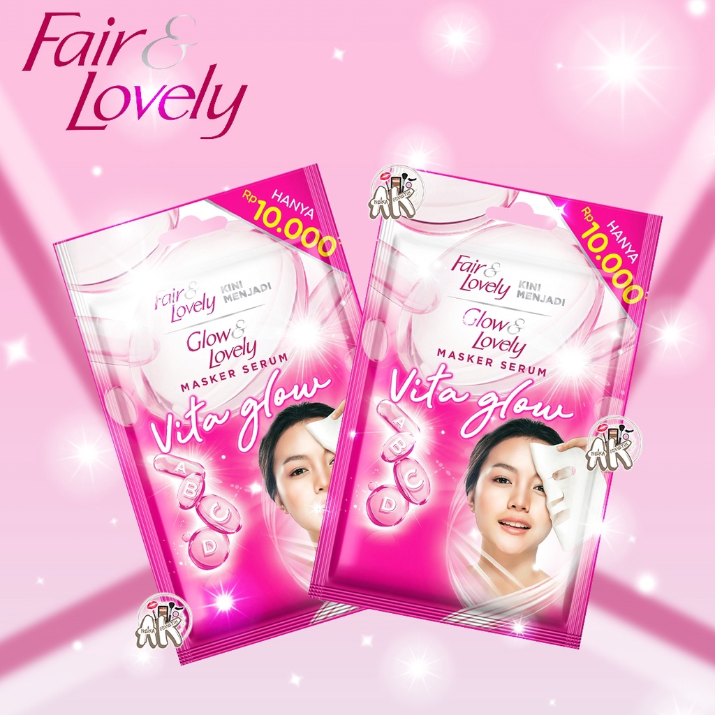FAIR AND LOVELY MASKER SERUM VITA GLOW / MASKER WAJAH 20GR