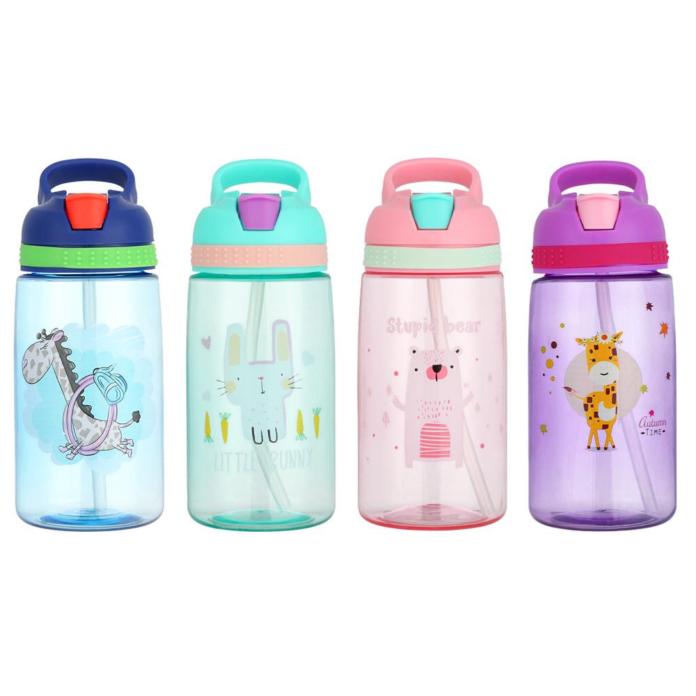 Top Botol Air Minum Anak Kartun Lucu 480ML Water Cup