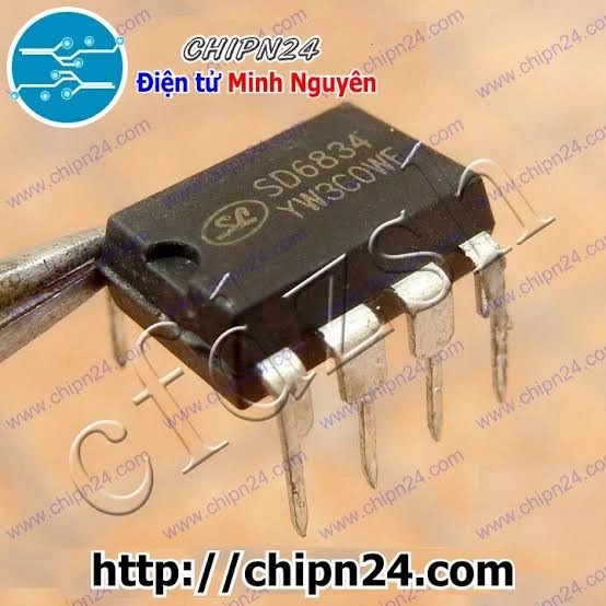 SD6834 SD 6834 IC Konverter AC DC Dip-8 PWM Controller SMPS