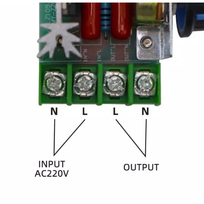 Dimmer 220V 2000Watt Pengatur Kecepatan Gerinda dan Bor