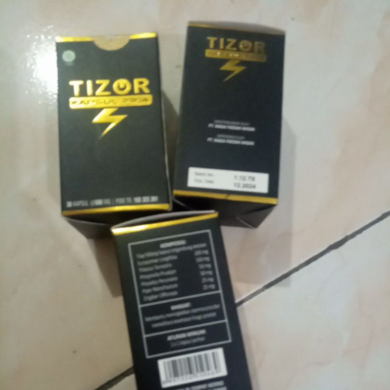 Tizor Obat Herbal Suplemen Asli Capsol Pria Kuat Dan Tahan Lama  Di Jamin Original Terbukti Ampuh