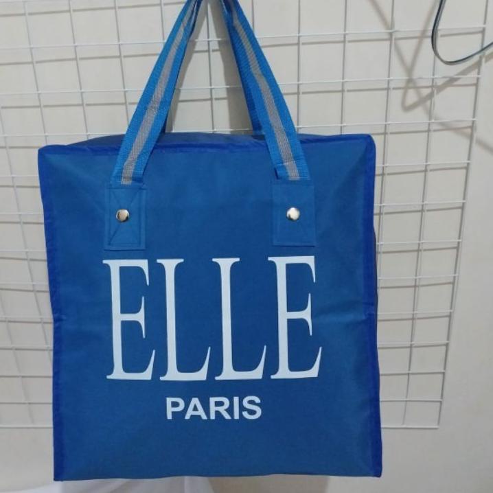 IDh6H1t-- Shopping Bag Tas Belanja Lipat Serbaguna Elle Paris Tas Travel Mudik wadah Baju Tas Loundr