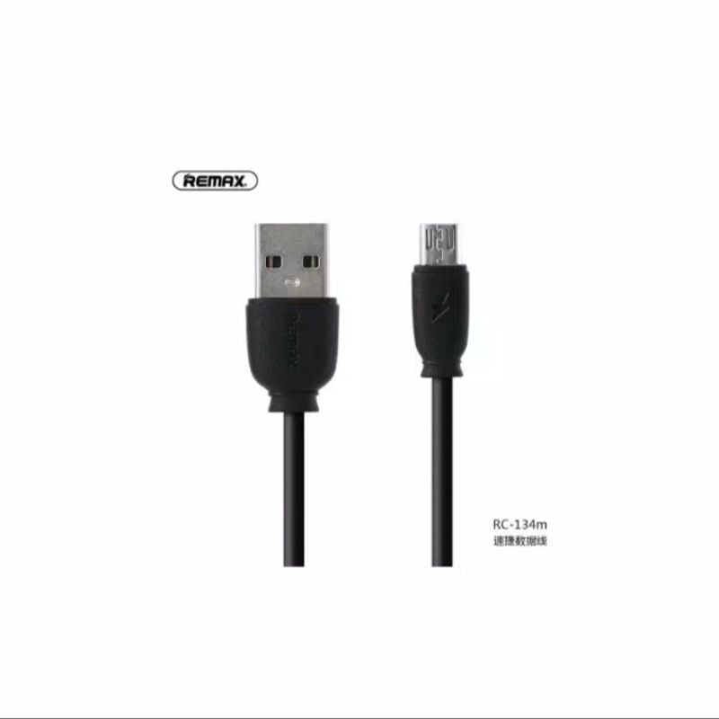 Remax Fast Charging Data Cable RC-134 Micro US / Remax Suji Cable Data RC-134 Micro