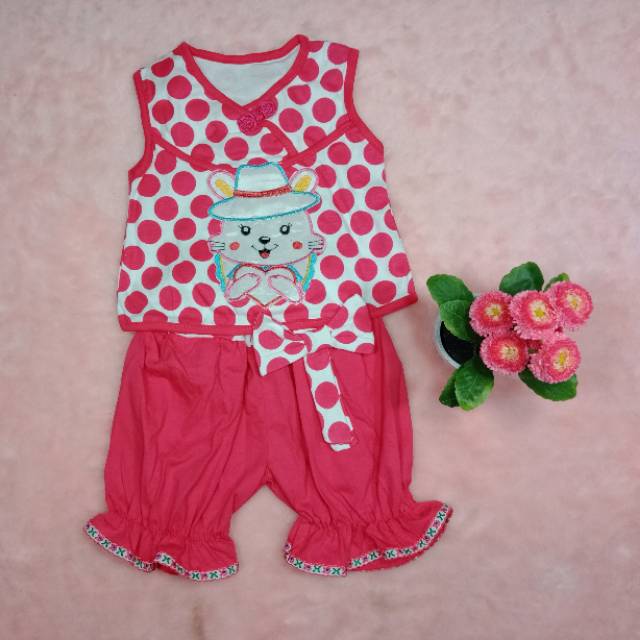 Ss#053 Pakaian Anak Perempuan Size 3-18bulan / Setelan Anak Cewek Lucu