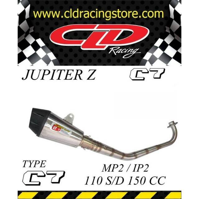 KNALPOT JUPITER Z TYPE C7 MP2 UNDERBONE