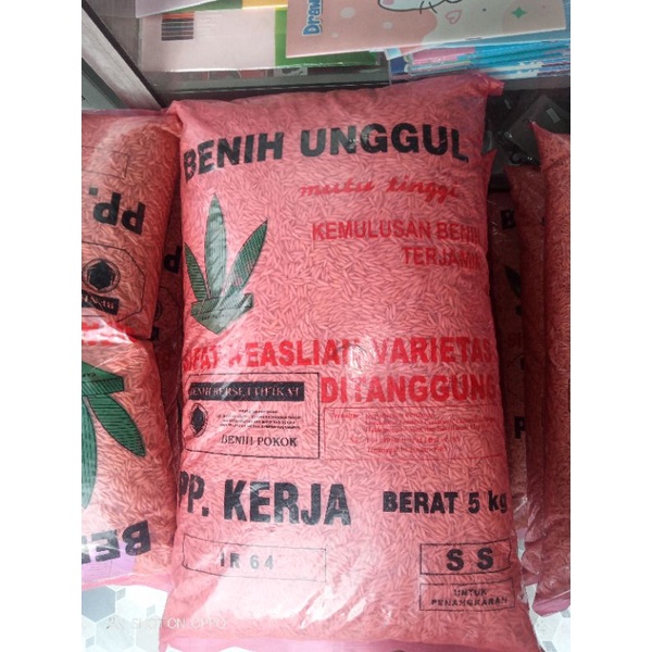 Benih padi IR 64, Ciherang, Inpari 32 5kg