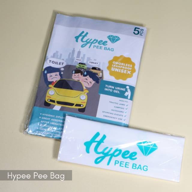 Hypee PeeBag / Pee Bag / Kantong Pipis Travelling