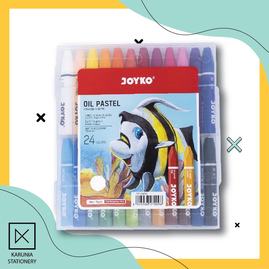 

krayon titi oil pastel isi 24 warna