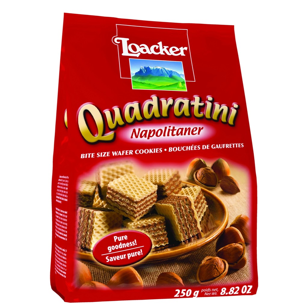 

LOACKER QUADRATINI NAPOLITANER 250GR