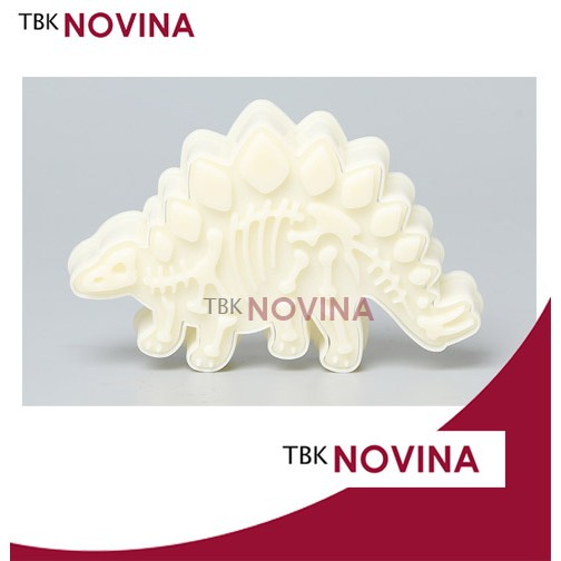CETAKAN KUE DINOSAURUS TRICERATOPS/ COOKIE CUTTER DINO / STEGOSAURUS/ CETAKAN KUE KERING ROTI FONDANT