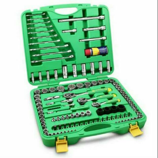 Tool Set Tekiro 120 pcs Kunci Sok Set Tekiro Ring Pas Set Tool Kit Tekiro Mechanical