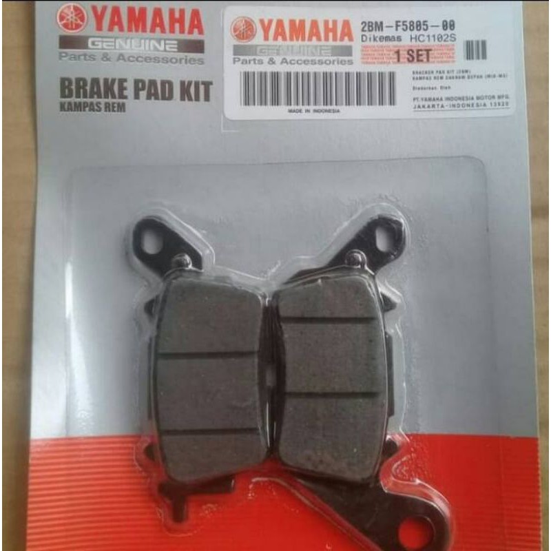 Dispad Kampas rem Yamaha Mio Z- M3 -New soul Gt 125 N-MX nmx 2BM