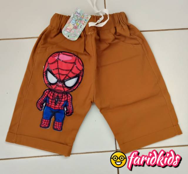 (COD)HOTPANTS SUPER HERO LED(2-5 thn)