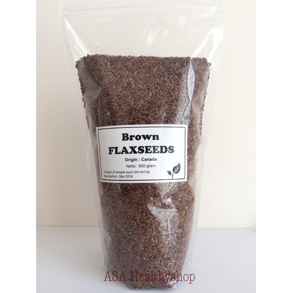 

HF-TK Brown Flax Seeds Canada 900 gram (Flaxseed / Flaxseeds Healthy food / chia