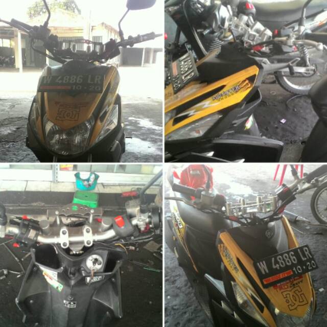 Adaptor Dudukan Stang Matic Yamaha Mio Old New X Ride Dan Bebek Jupiter Mx Vega Model Stang Jepit