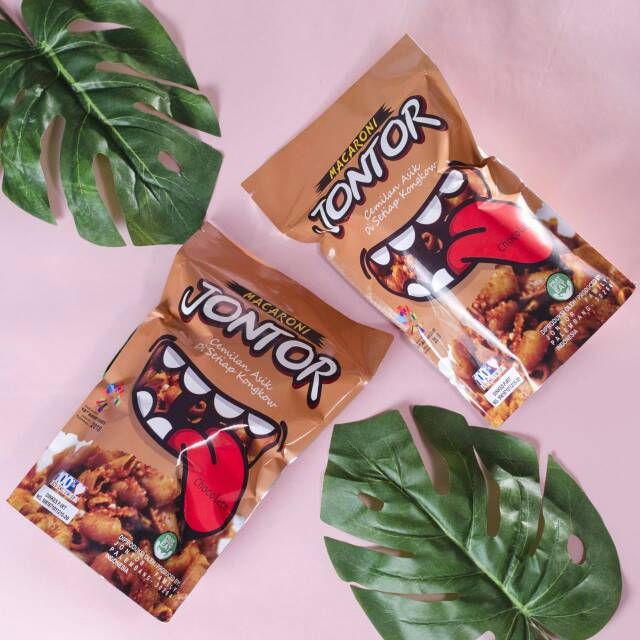 

Makaroni jontor rasa coklat