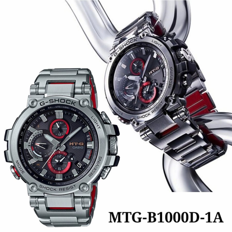 Cashback Jam Tangan Casio G-Shock FullSet Tipe MTG-B1000D-1A Quartz Stainless Jam Tangan Pria Sporty