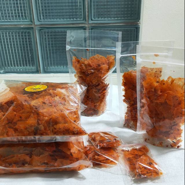 KERIPIK KACA ORI/CABEIJO/BALADO/PEDAS 50gr // cemilan