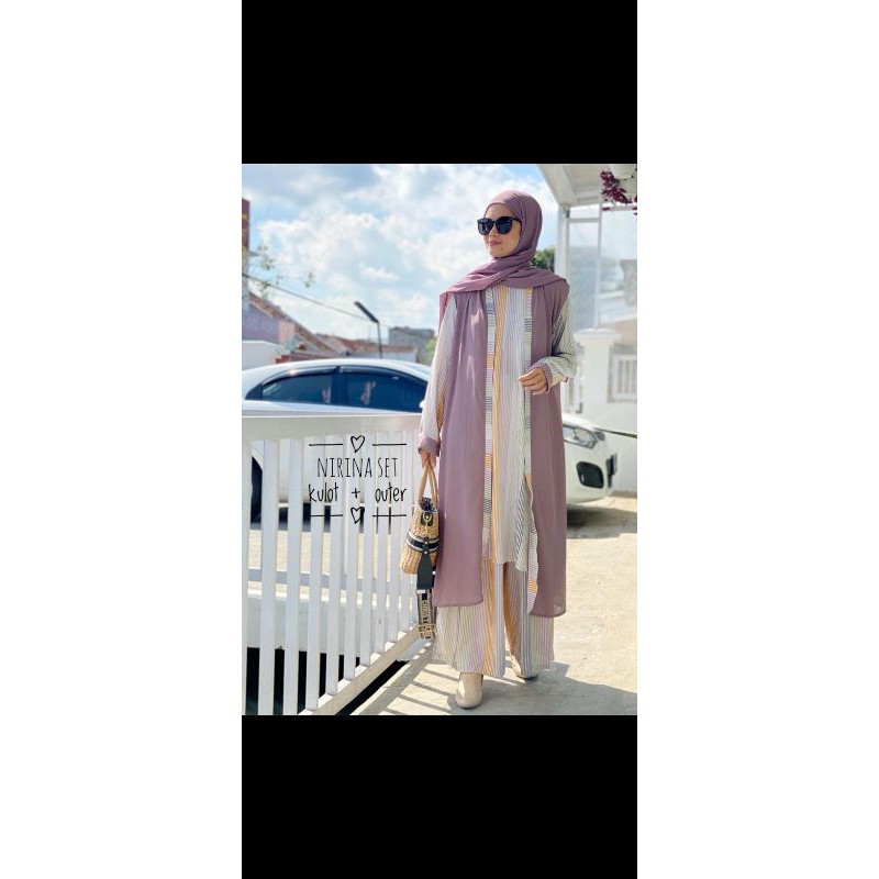 NIRINA SET KULOT + OUTER BY YAYUKU