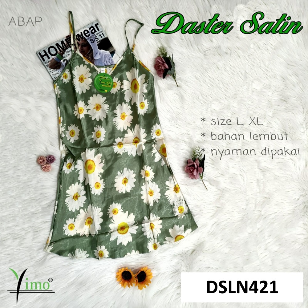 Daster Tanktop Satin - Baju Tidur Wanita - Baju Tanktop Santai - MURAH - IMPORT - KUALITAS BAGUS